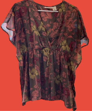Gorgeous sheer DKNY top S